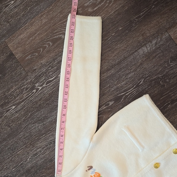 Endless Rose Cheri Beaded Cardigan Size S Color Ivory - Picture 9 of 12